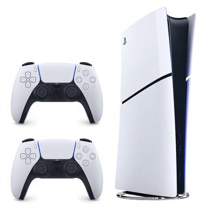 کنسول بازی سونی مدل PlayStation 5 Slim Digital Edition ظرفیت یک ترابایت ریجن 2016B اروپا به همراه دسته اضافه