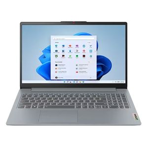 لپتاپ 15.6 اینچی لنوو مدل IdeaPad Slim 3 15AMN8-Ryzen 5 7520U-8GB LPDDR5 5500MHz-512GB SSD-IPS-Touch-Backlit-Fingerprint