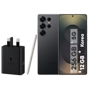 گوشی موبایل سامسونگ مدل Galaxy S25 Ultra دو سیم کارت ظرفیت 256 گیگابایت و رم 12 گیگابایت - پک کره - به همراه شارژر 50 وات دو پورت سامسونگ