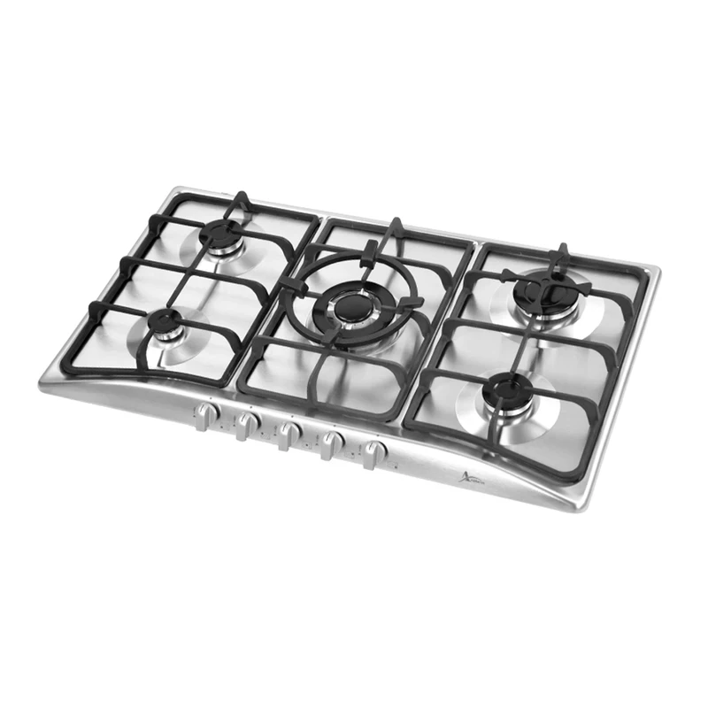 اجاق گاز صفحهای 5 شعله اخوان مدل GI-13 کد NP