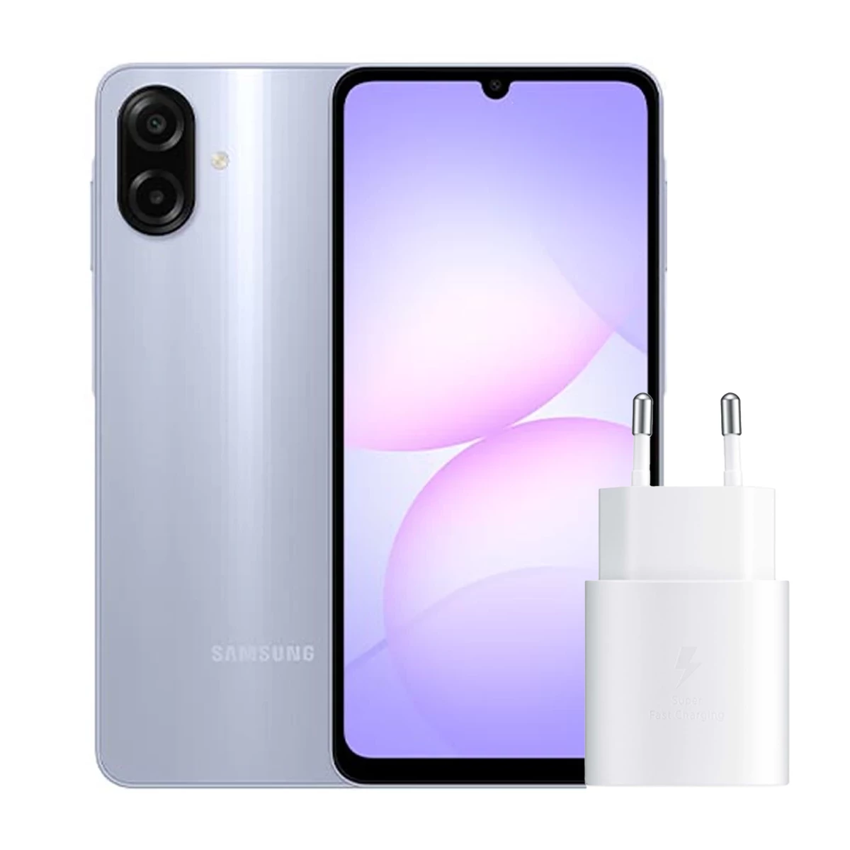 گوشی موبایل سامسونگ مدل Galaxy A07 4G ظرفیت 64 گیگابایت رم 4 گیگابایت به همراه شارژر داخل جعبه