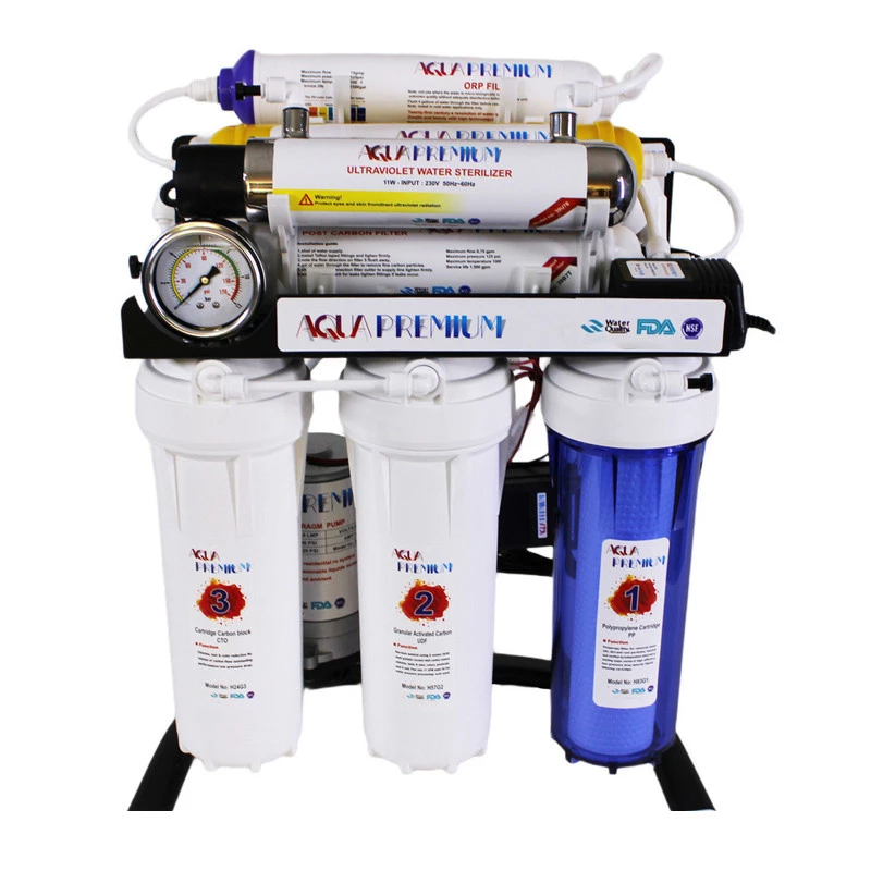 دستگاه تصفیه کننده آب آکواپرمیوم مدل A8OU8-BK-TP
