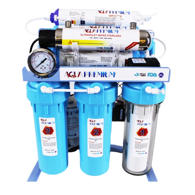 دستگاه تصفیه کننده آب آکواپرمیوم مدل A8OU8-BL-TP