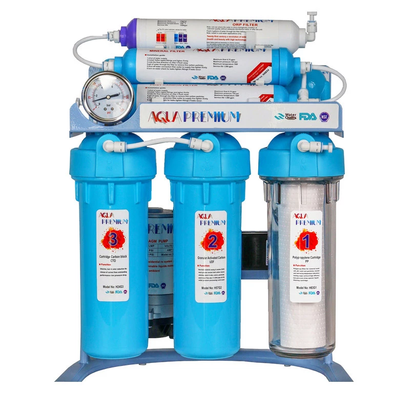 دستگاه تصفیه کننده آب آکواپرمیوم مدل A7ORP7-BL-TP