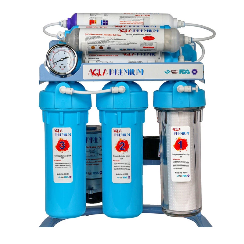 دستگاه تصفیه کننده آب آکواپرمیوم مدل A8OAB11-BL-TP