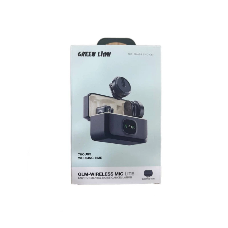 میکروفون بی سیم گرین لاین مدل glm lite new pack با درگاه اتصال تایپ c و لایتنینگ