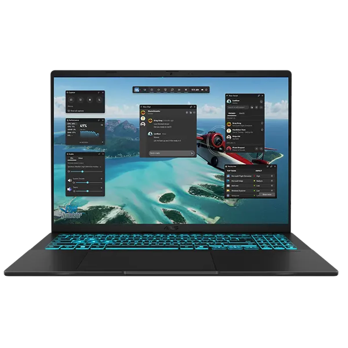 لپ تاپ ایسوس 16 اینچی مدل V16 V3607VH Core 5 210H 24GB 1TB RTX 5050