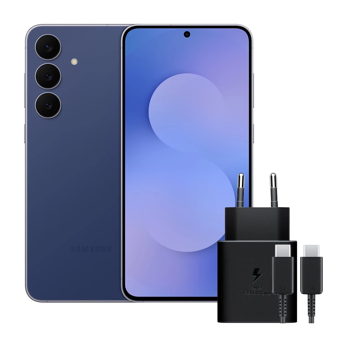 گوشی موبایل سامسونگ مدل Galaxy S25 FE ظرفیت 256 گیگابایت رم 8 گیگابایت - ویتنام - به همراه شارژر اصلی سامسونگ مدل EP-T4511 توان 45 وات