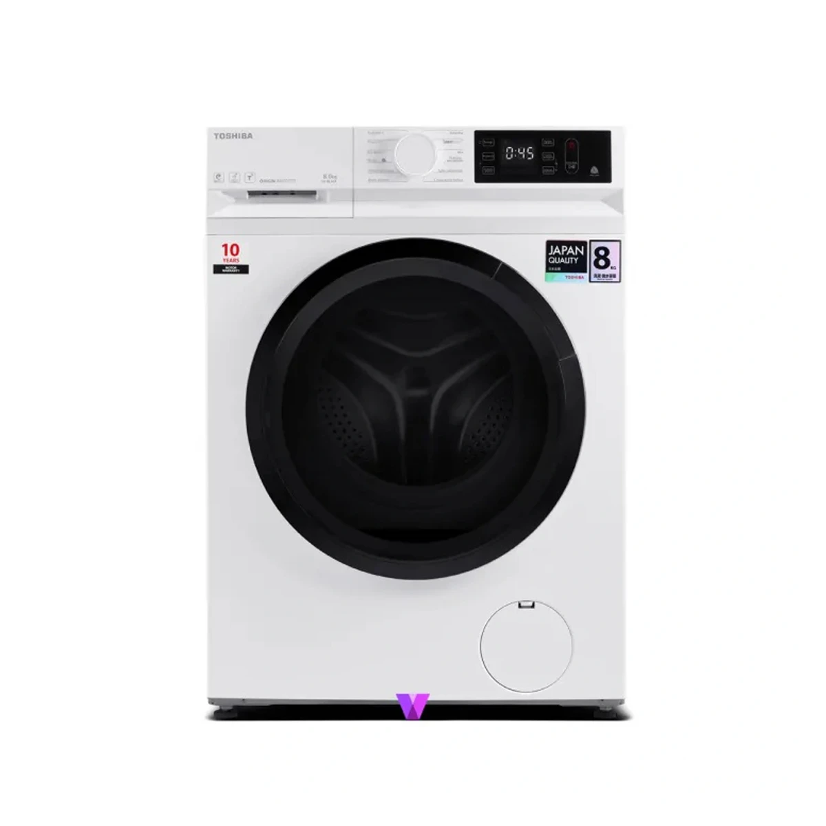 ماشین لباسشویی 8 کیلویی توشیبا مدل TW-BL90A4B(WK)