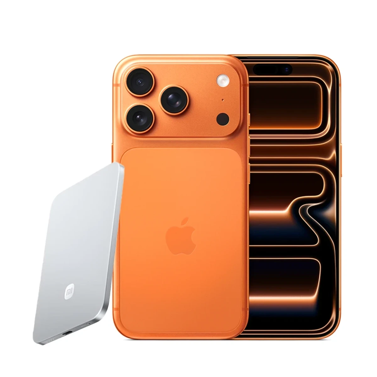 گوشی موبایل اپل iPhone 17 Pro Max ZA/A ظرفیت 256 گیگابایت رم 12 گیگابایت - Not Active رجیستر شده به همراه پاوربانک بی سیم شیائومی مدل UltraThin MDY-20-EB ظرفیت 5000 میلی آمپر