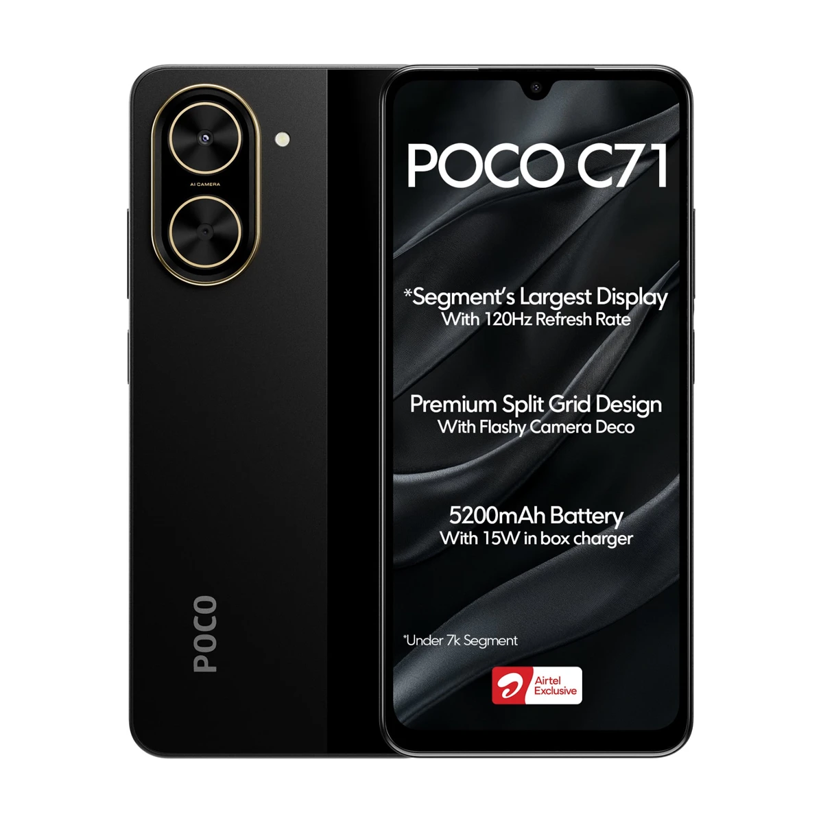 گوشی موبایل شیائومی مدل Poco C71 ظرفیت 64 گیگابایت رم 4 گیگابایت